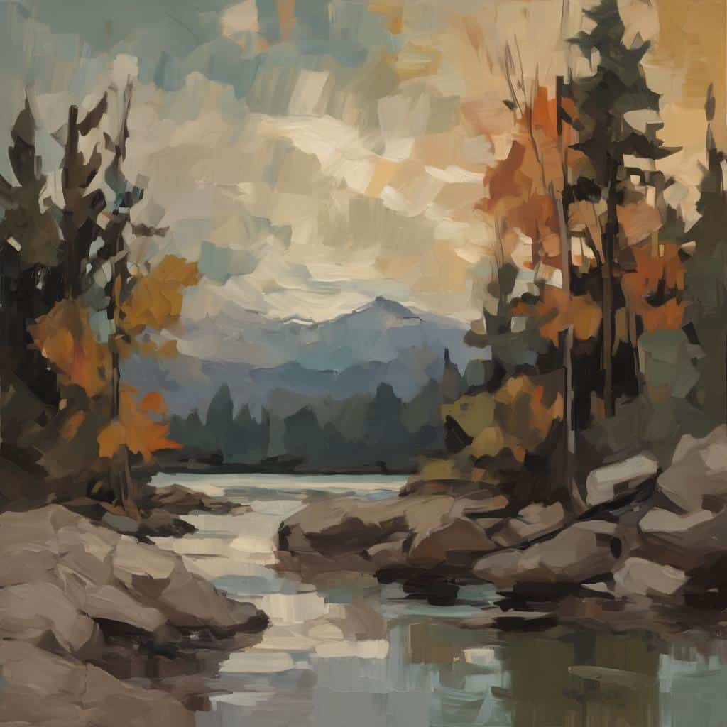 Ουρανοξύστες τοπίου με τέχνη που εξερευνά τα όρια της δημιουργικότητας και της τέχνης.